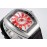 Franck Muller V45 Crazy Hour Series Art Deco Roman Numerals Dial Watch Red