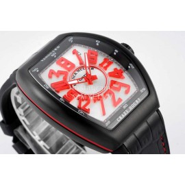 Franck Muller V45 Crazy Hour Series New Art Deco Roman Numerals Dial Watch