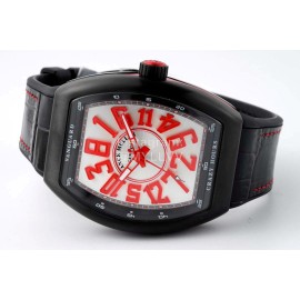 Franck Muller V45 Crazy Hour Series New Art Deco Roman Numerals Dial Watch