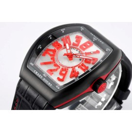 Franck Muller V45 Crazy Hour Series New Art Deco Roman Numerals Dial Watch