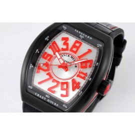 Franck Muller V45 Crazy Hour Series New Art Deco Roman Numerals Dial Watch