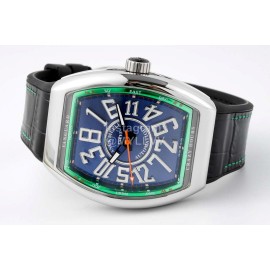 Franck Muller V45 Crazy Hour Art Deco Roman Numerals Dial Watch 