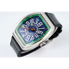 Franck Muller V45 Crazy Hour Art Deco Roman Numerals Dial Watch 
