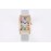 Franck Muller Long Island Series Diamond Square Dial Watch Gold
