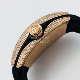 Franck Muller Vsf Factory Diamond Dragon Dial Watch Black