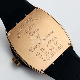 Franck Muller Vsf Factory Diamond Dragon Dial Watch Black