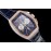 Franck Muller Fashion Diamond Dial Leather Strap Watch
