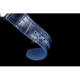 Franck Muller Roman Numeral Dial Rubber Strap Watch Silver