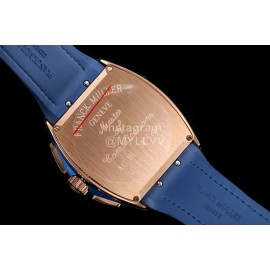 Franck Muller Roman Numeral Dial Rubber Strap Watch