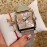 Franck Muller Square Dial Leather Strap Watch For Women Gray