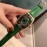 Franck Muller Fm-Casablanc Roman Numeral Dial Green Strap Watch