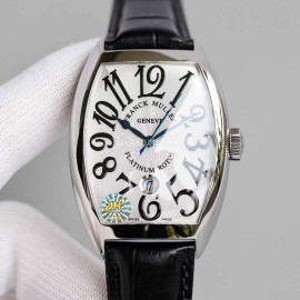 Franck Muller Casablanca Series Roman Numeral Dial Watch White