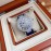Franck Muller Leather Strap Diamond Dial Watch Blue