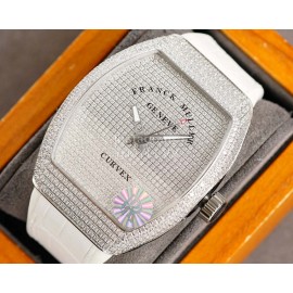 Franck Muller V45 Sc Dt Series Diamond Dial Watch White