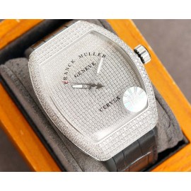 Franck Muller V45 Sc Dt Series Diamond Dial Watch Black