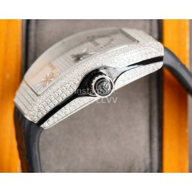 Franck Muller V45 Sc Dt Series Diamond Dial Watch Black