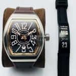 Franck Muller Pff Factory Collection Series Roman Numeral Dial Watch Gold