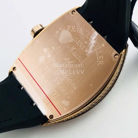 Franck Muller Abf Factory Roman Numeral Dial Watch Black