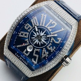 Franck Muller Abf Factory Roman Numeral Dial Watch Blue