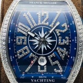 Franck Muller Abf Factory Roman Numeral Dial Watch Blue