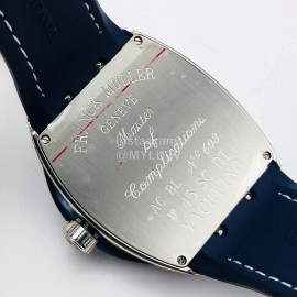 Franck Muller Abf Factory Roman Numeral Dial Watch Blue