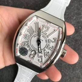 Franck Muller Roman Numeral 45mm Dial Watch White
