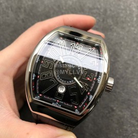 Franck Muller Roman Numeral 45mm Dial Watch Black