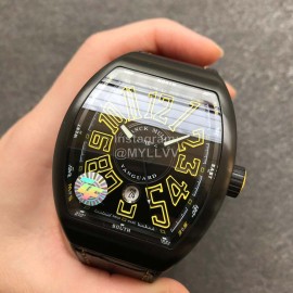 Franck Muller Roman Numeral 45mm Dial Watch Yellow