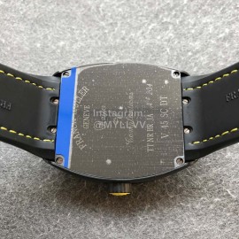 Franck Muller Roman Numeral 45mm Dial Watch Yellow