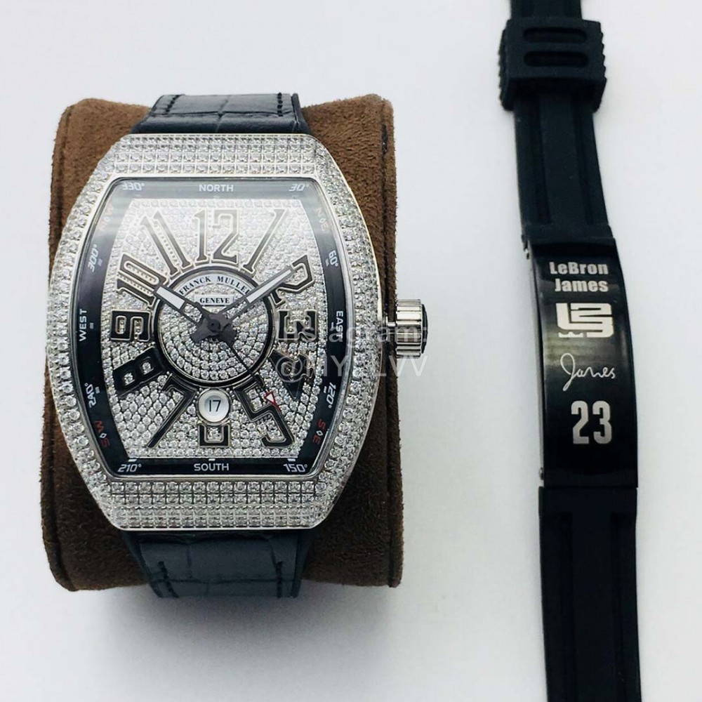 Franck Muller An Factory Diamond Dial Watch
