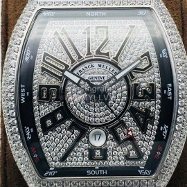 Franck Muller An Factory Diamond Dial Watch