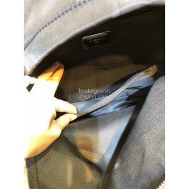 Givenchy Letter Print Canvas Backpack Blue