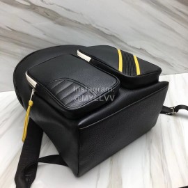Givenchy Ivenchy Inverted Letters Grain Leather Backpack Black 29920