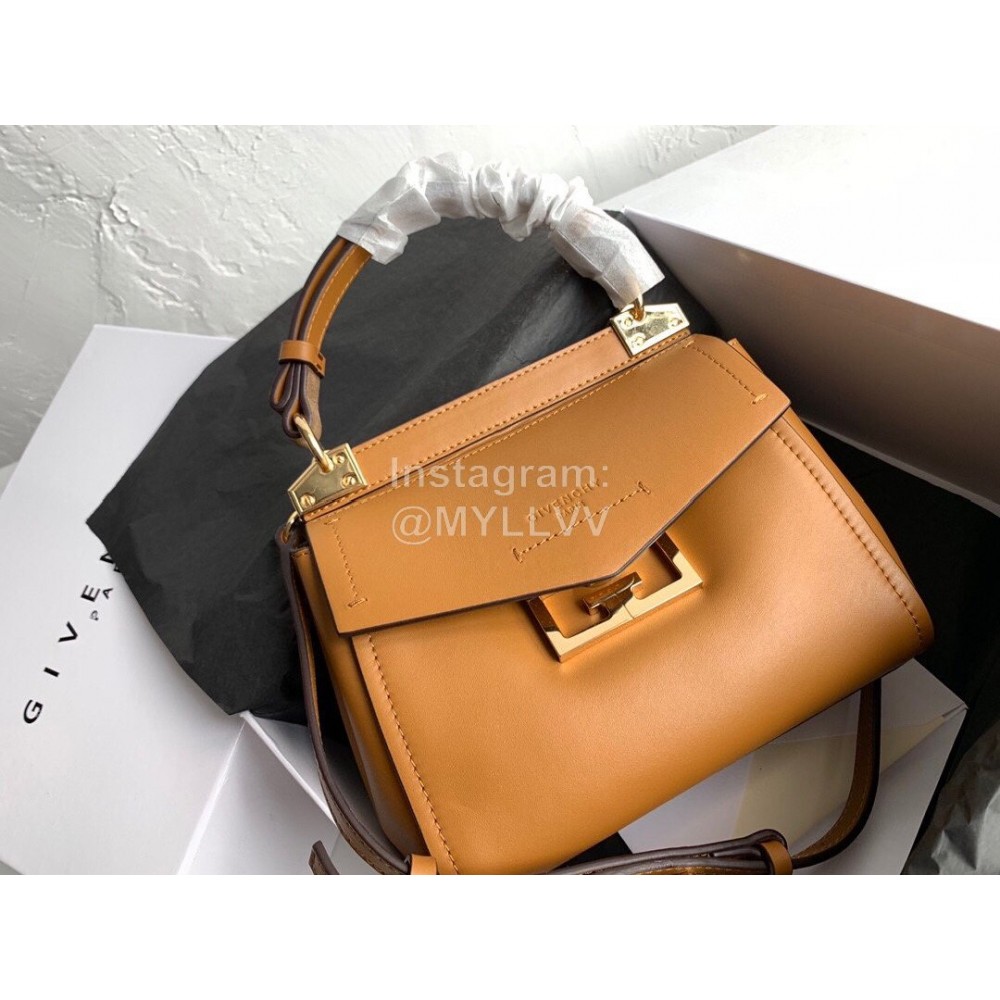 Givenchy Mini Mystic Cowhide Handbag Yellow 0177-4