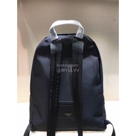 Givenchy Crocodile Head Canvas Backpack Black