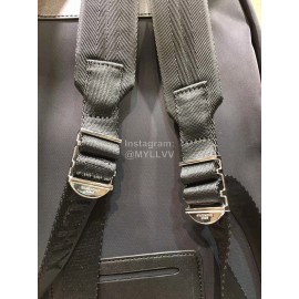 Givenchy Crocodile Head Canvas Backpack Black