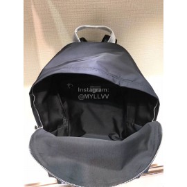 Givenchy Crocodile Head Canvas Backpack Black