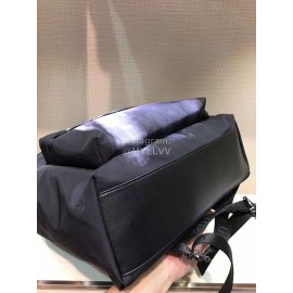 Givenchy Crocodile Head Canvas Backpack Black