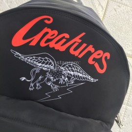 Givenchy Flying Dragon Letter Logo Canvas Backpack Black