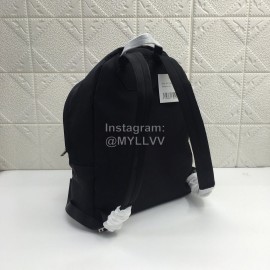 Givenchy Flying Dragon Letter Logo Canvas Backpack Black