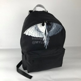 Givenchy Flying Eagle Logo Canvas Backpack Black