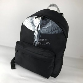 Givenchy Flying Eagle Logo Canvas Backpack Black