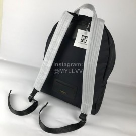 Givenchy Flying Eagle Logo Canvas Backpack Black