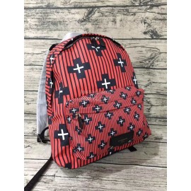 Givenchy Striped Star Pattern Cowhide Backpack Red