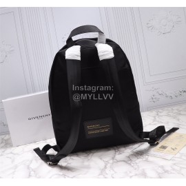 Givenchy Red Letters With Stylish Leather Backpack Black