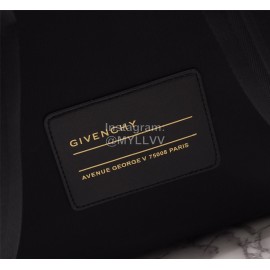 Givenchy Red Letters With Stylish Leather Backpack Black