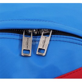 Givenchy Black Twill Letters Fashion Leather Backpack Blue