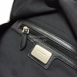 Givenchy White Letters With Men's Crossbody Chest Bag In Pure Black