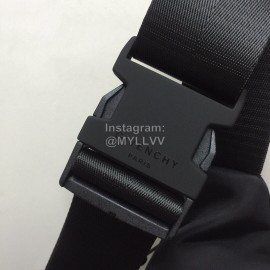 Givenchy Cloth Fabric Men's Crossbody Shoulder Chest Bag Pure Black