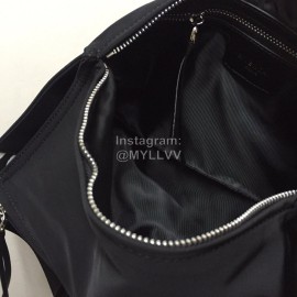 Givenchy White Striped Letters Fashion Men's Crossbody Shoulder Chest Bag Black